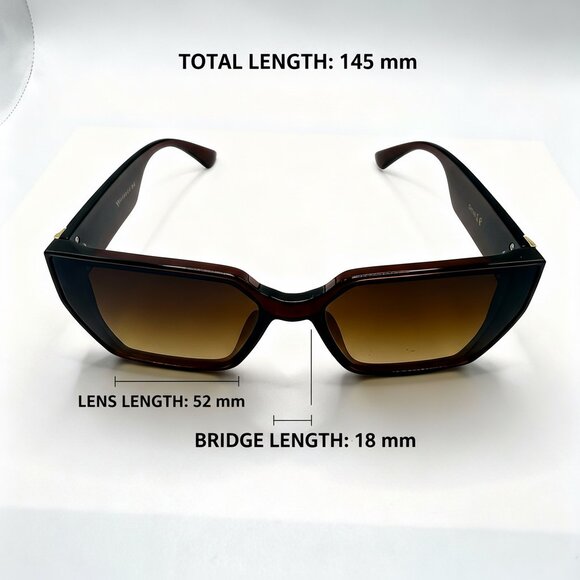 NEW MEDUSA Luxe Iconic Glam Trendy Designer Style Sunglasses Tortoise Gold - Picture 5 of 5